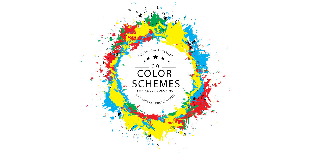 30 Color Schemes for Adult Coloring