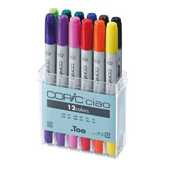 A set of 12 Copic Ciao markers