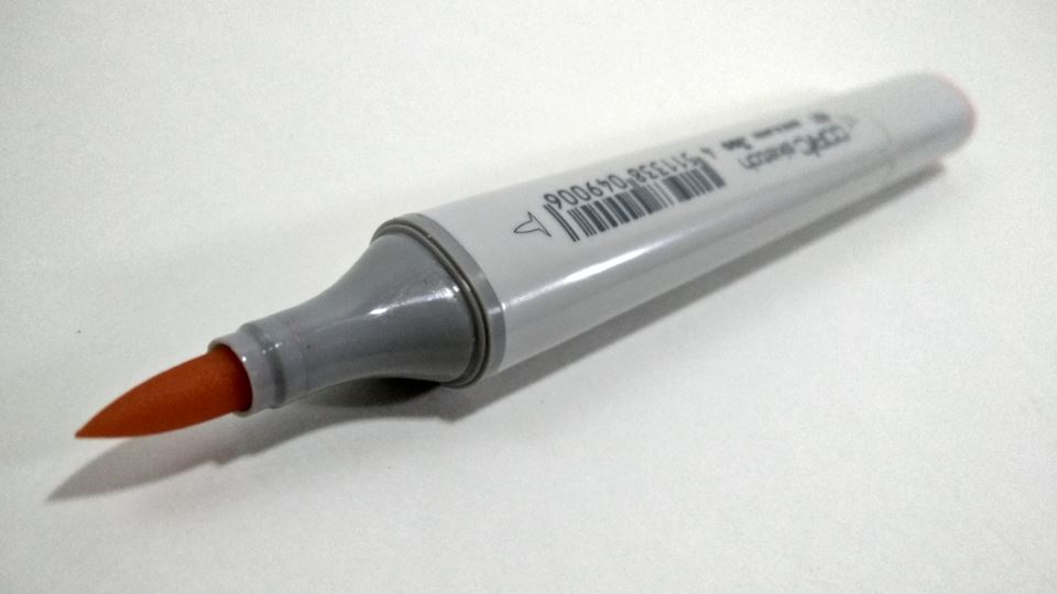 A Copic Sketch Marker with a Super Brush nib